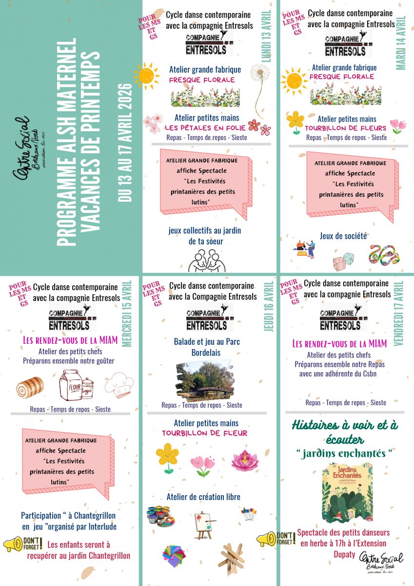 vacances printemps 2026 mater 2/2