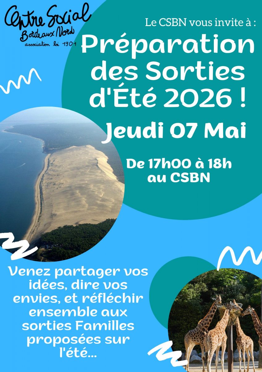 Préparation sorties familles été 2026